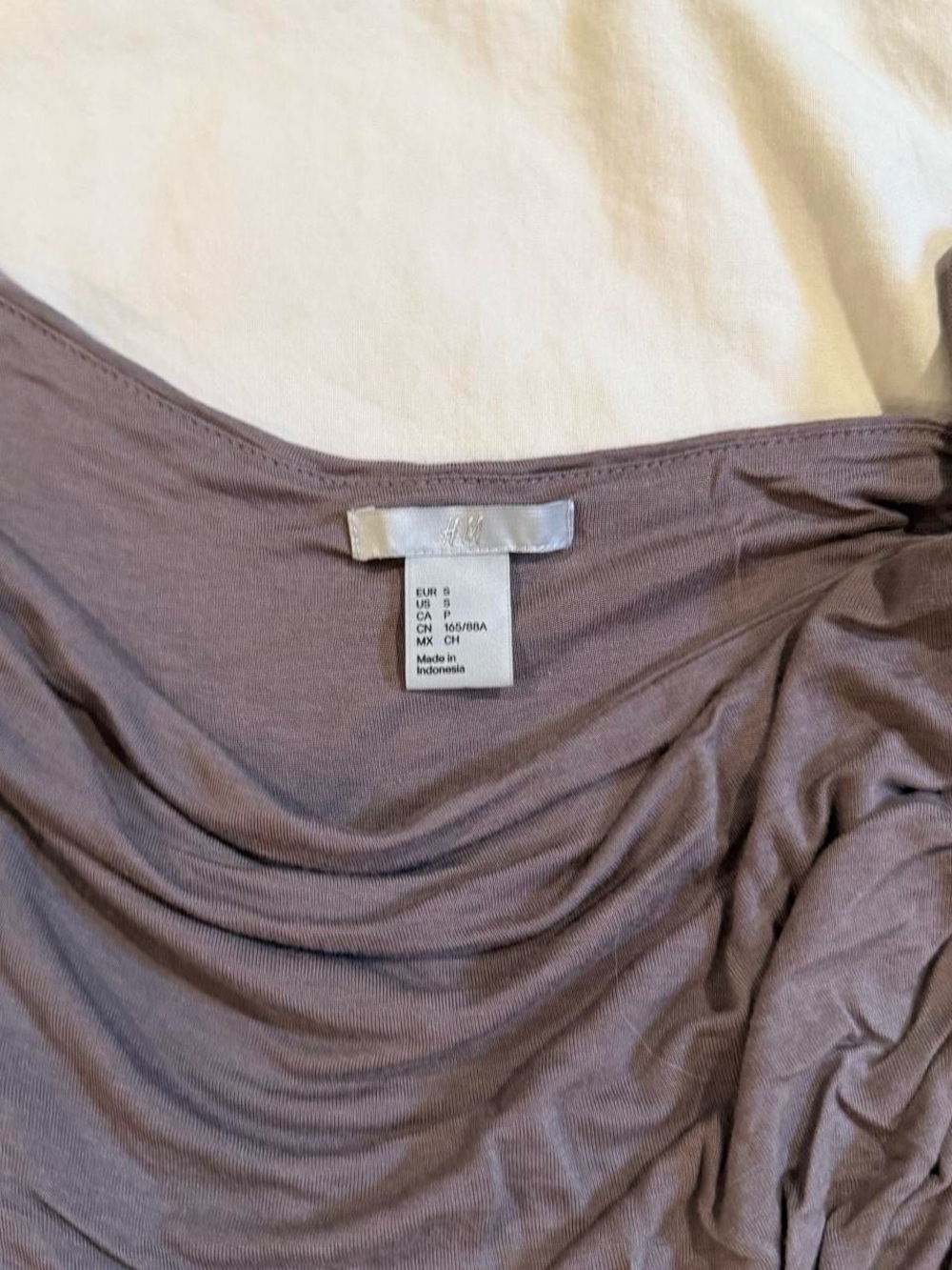 Grey Ruched Classy Top - Picture 3 of 3